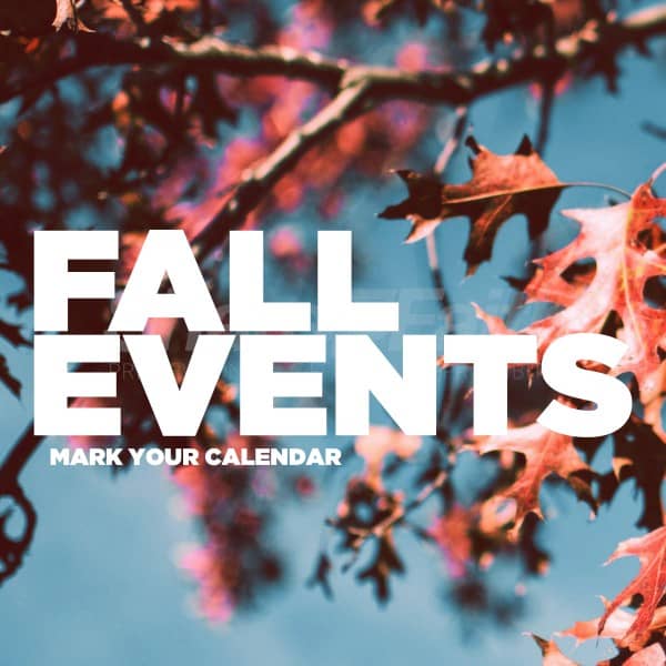 Fall Events Social Media Graphic