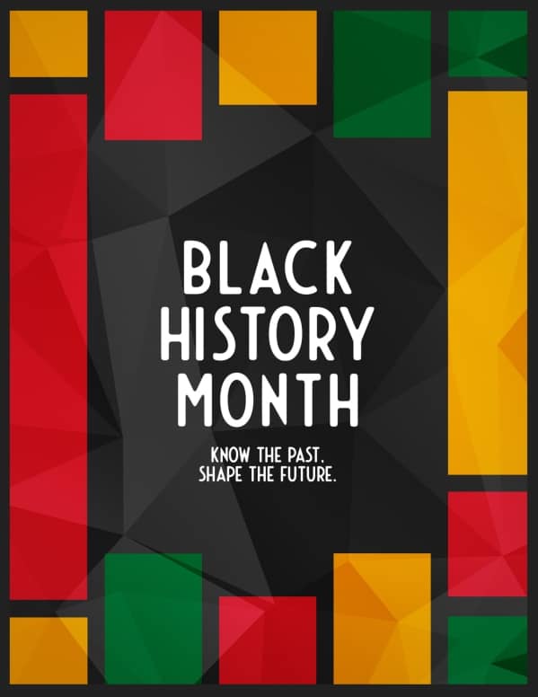 Black History Church Flyer