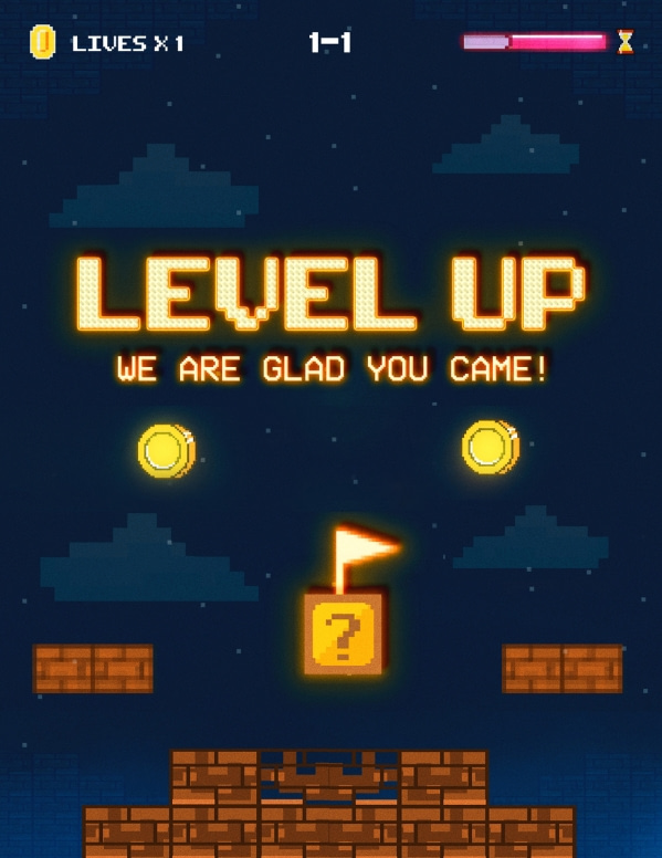 ShareFaith Media » Level Up Church Flyer – ShareFaith Media