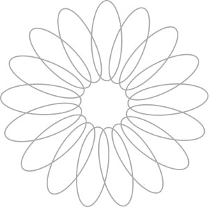 Spiral Flower Petal Design
