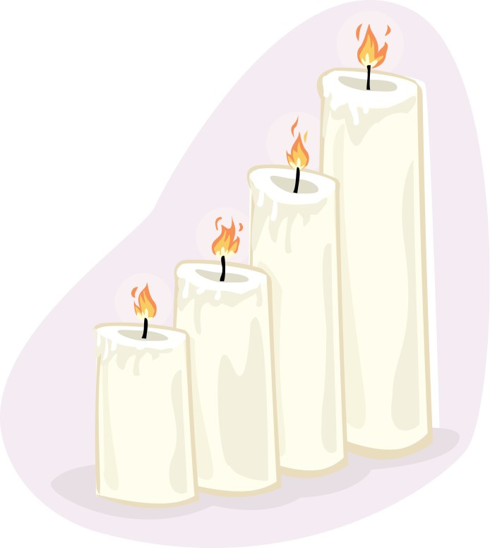Four Altar Candles