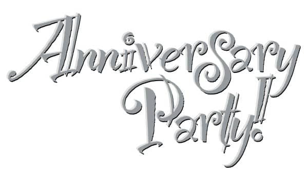 Silver Anniversary Party! Wordart