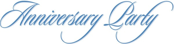 Blue Flowing Anniversary Party Script