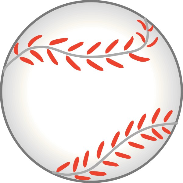 Baseball with Red Stitching