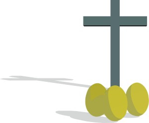 Cross with Three Eggs