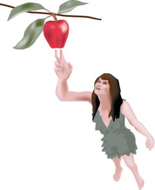 Religious Clipart of Eve in the Garden