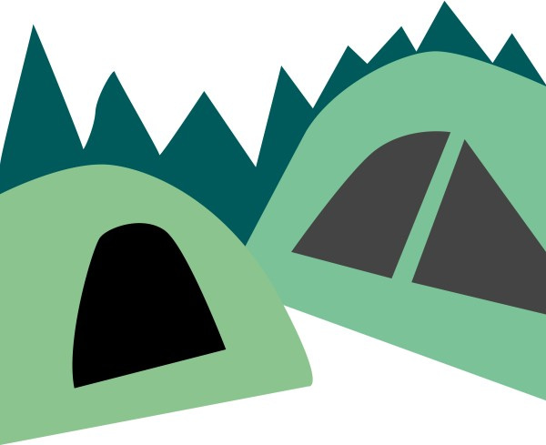 Tents in the Woods