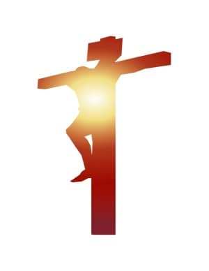 Shining Christ on Cross