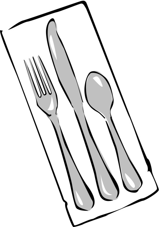Cutlery on Napkin