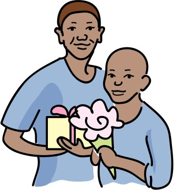Holding Gifts Clipart