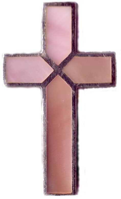 Cross with Shades of Pink