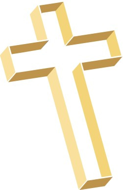 Multilevel Cross with Gold