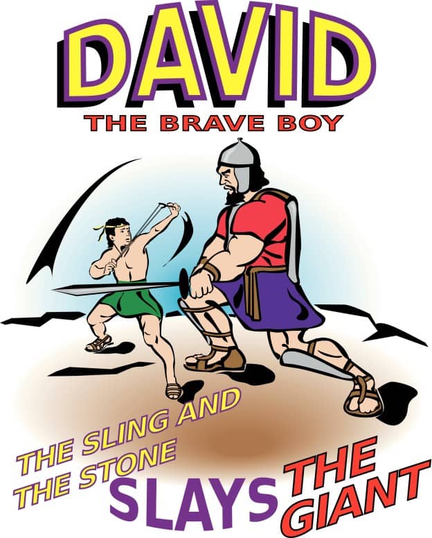 Brave Young David Slays the Giant