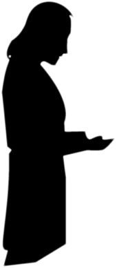 Silhouette of Petition to God