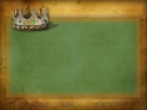 Text Ready Background with a Crown