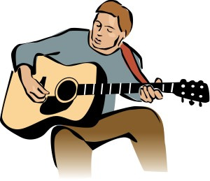 Guitar Player Leading Worship
