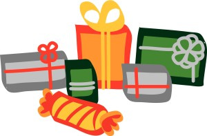 Colorful Christmas Presents Clipart