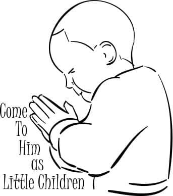 Come as Little Child Praying