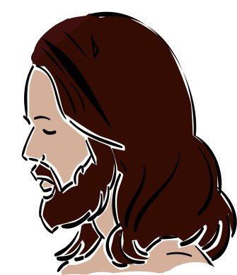 Side View of Jesus