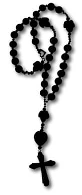 Silhouette Rosary Graphic