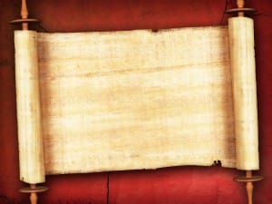 old paper scroll background