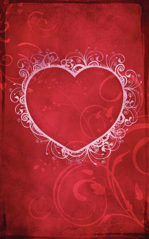 Heart of Love Valentines Day Bulletin Cover