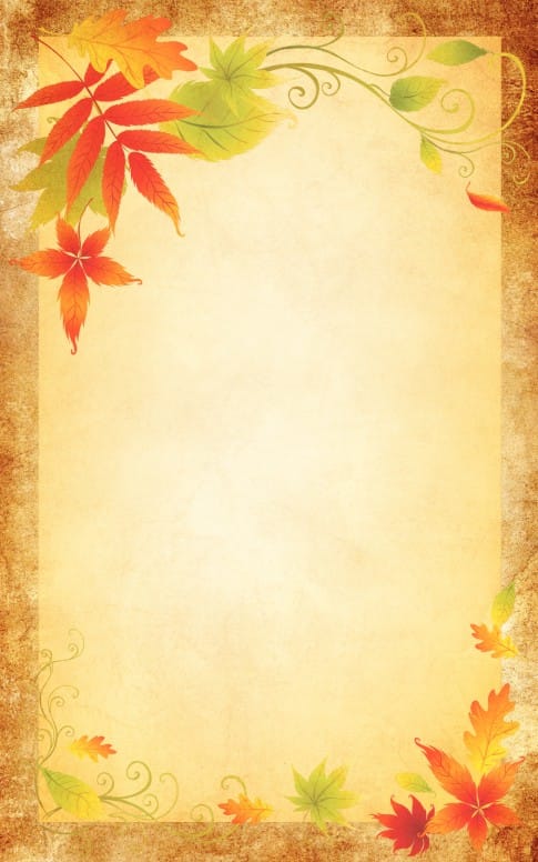 Autumn Celebration Bulletin Cover