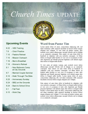 Holy Spirit Church Newsletter