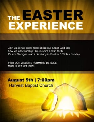 Easter Experience Flyer