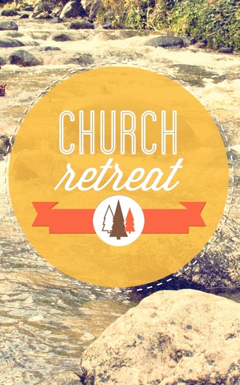 Church Retreat Bulletin Cover