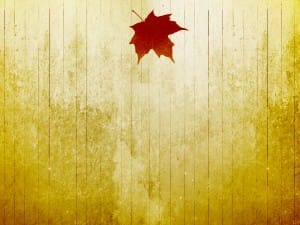 Fall Leaf Christian Background