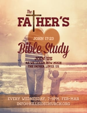 The Love of the Father Ministry Flyer