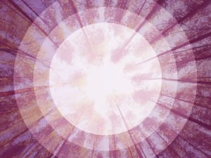 Abstract Purple Target Ministry Background Image