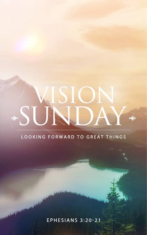 Vision Sunday Christian Bulletin