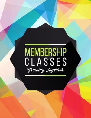 Membership Classes Church Flyer