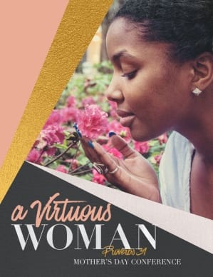 Virtuous Woman Church Flyer