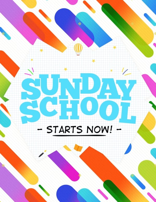 Sunday School Jelly Bean Children’s Church Flyer