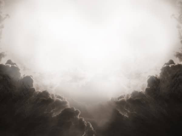 Black And White Clouds Of Heaven Background