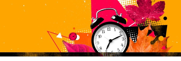 Daylight Savings Time Fall Back Website Banner