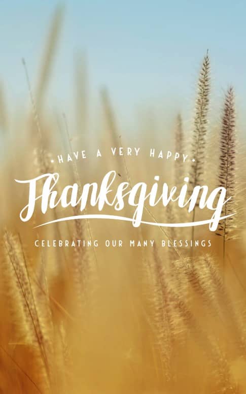 Thanksgiving Harvest Church Bulletin Template