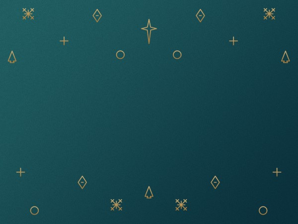 Green And Gold Christmas Worship Background