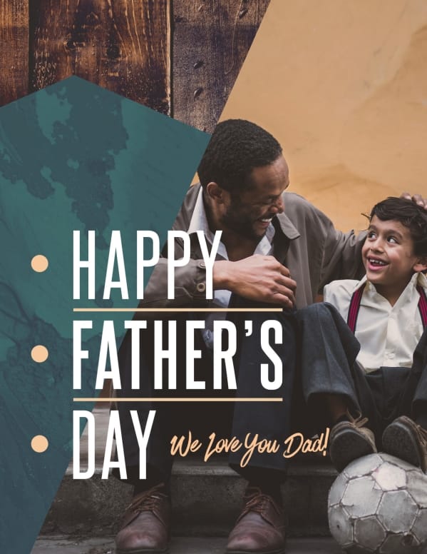 Father’s Day Father & Son Church Flyer