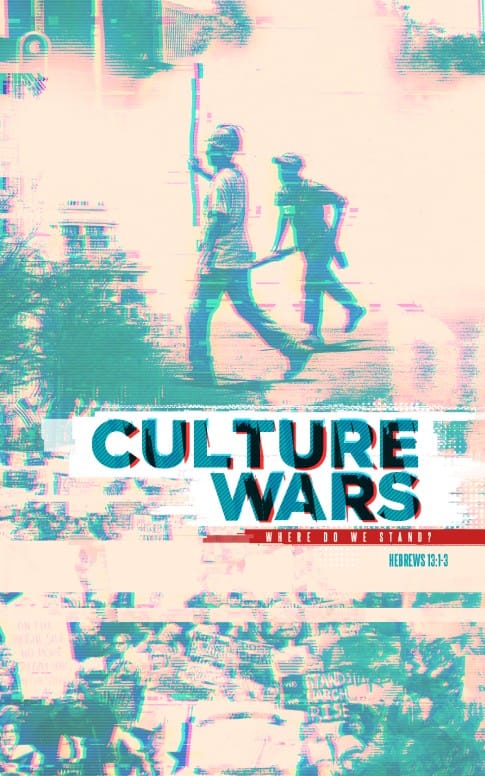 Culture Wars Christian Sermon Bulletin Cover