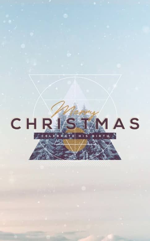 Merry Christmas Winter Bulletin Cover