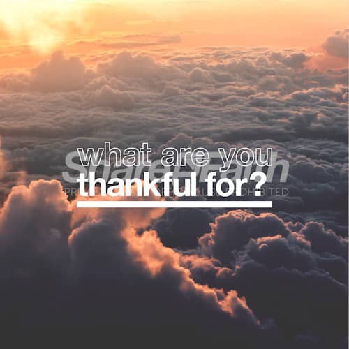 What Are You Thankful For Social Media Graphic