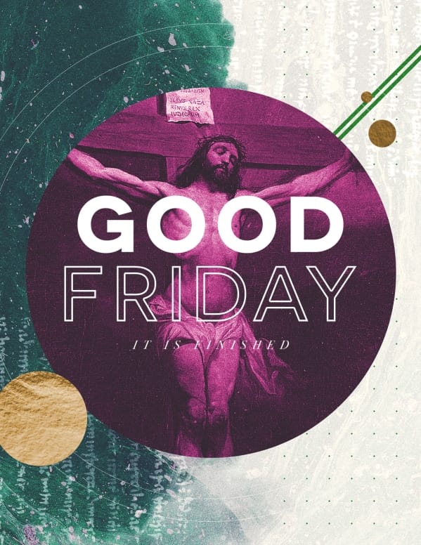 Good Friday Church Service Flyer