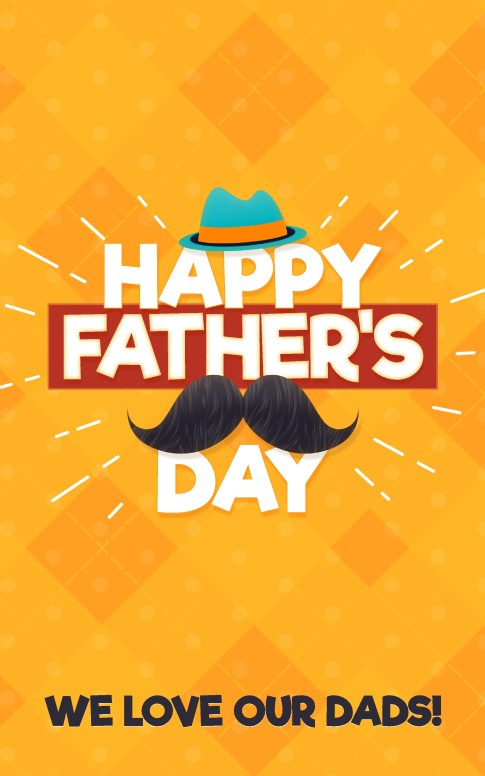 Father’s Day Mustache Church Bulletin Cover