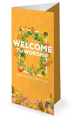 Harvest Party Church Trifold