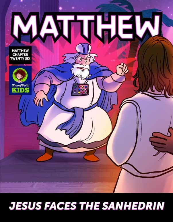 Matthew 26 Jesus Before the Sanhedrin Digital Comic
