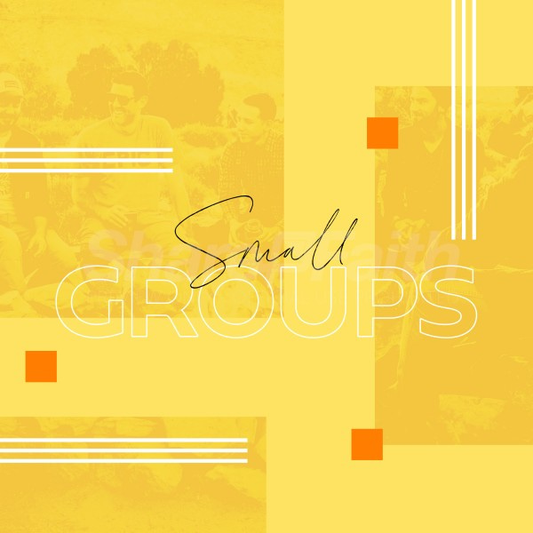 Small Group Yellow Social Media Graphic